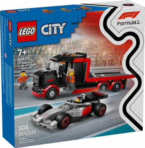 60493 - F1 Display Truck with Audi F1 Race Car