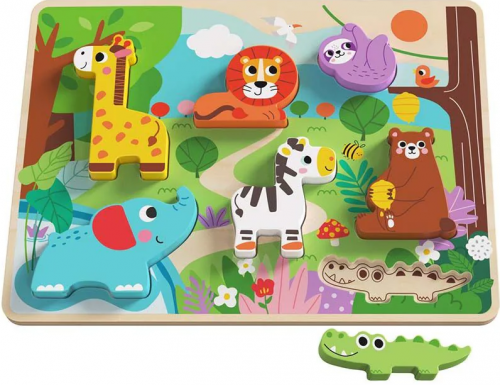 Chunky Wild Animal Puzzle (TH633)