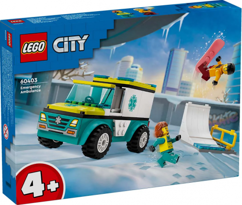 60403 - Emergency Ambulance And Snowboarder