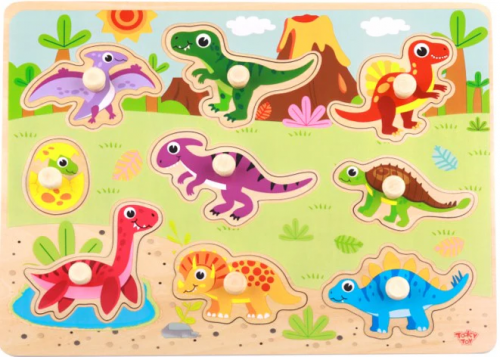 Dino Peg Puzzle (TY859)