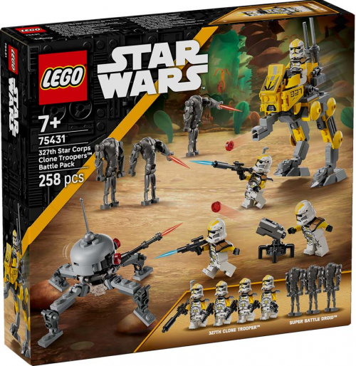 75431 - 327th Star Corps Clone Troopers Battle Pack