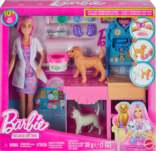 Barbie Fast Cast Veterinarian Clinic Playset