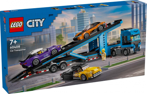 60408 - Car Transporter Truck with Sports Cars