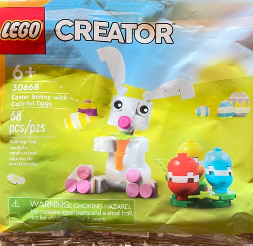 30668 - Easter Bunny with Colorful Eggs Polybag